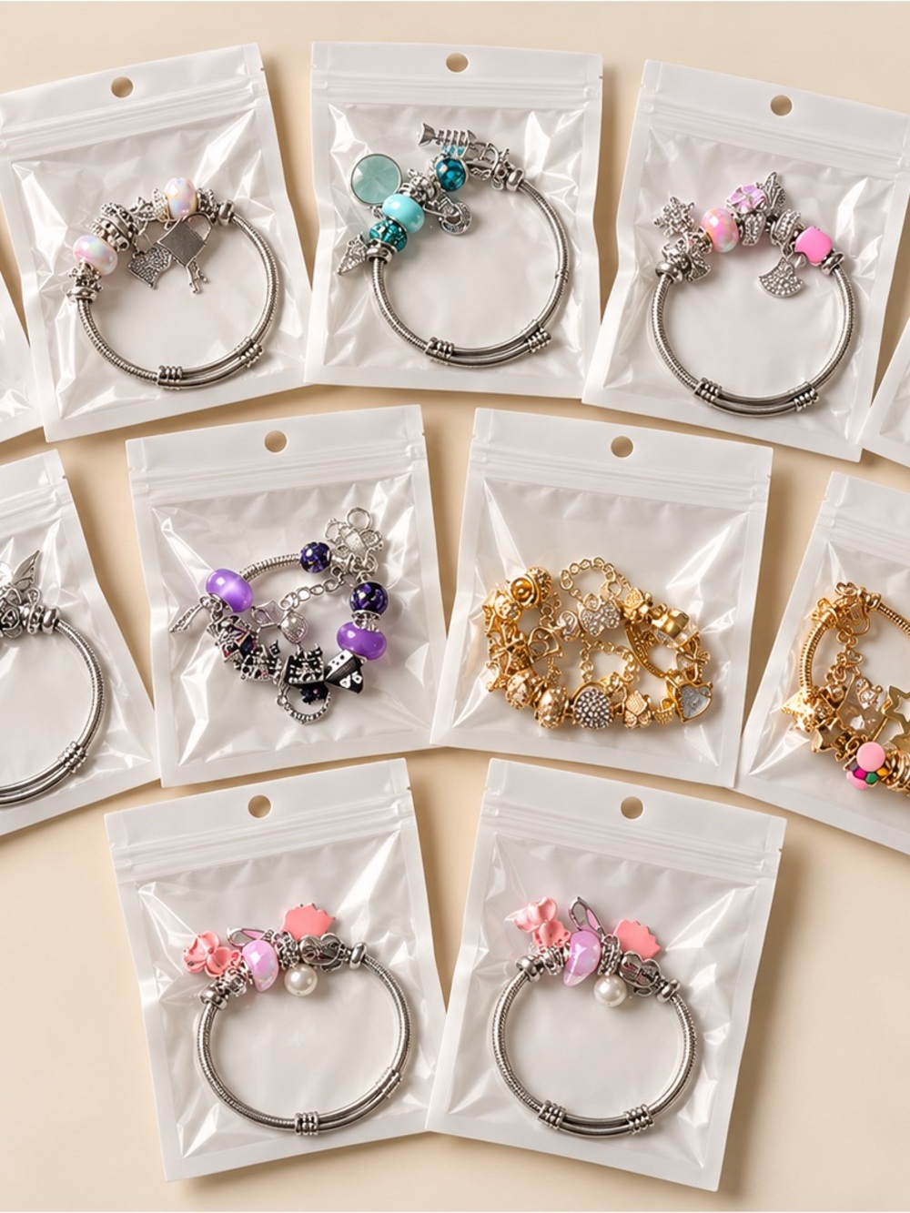 Women’s Gold/Silver Charm Bracelets